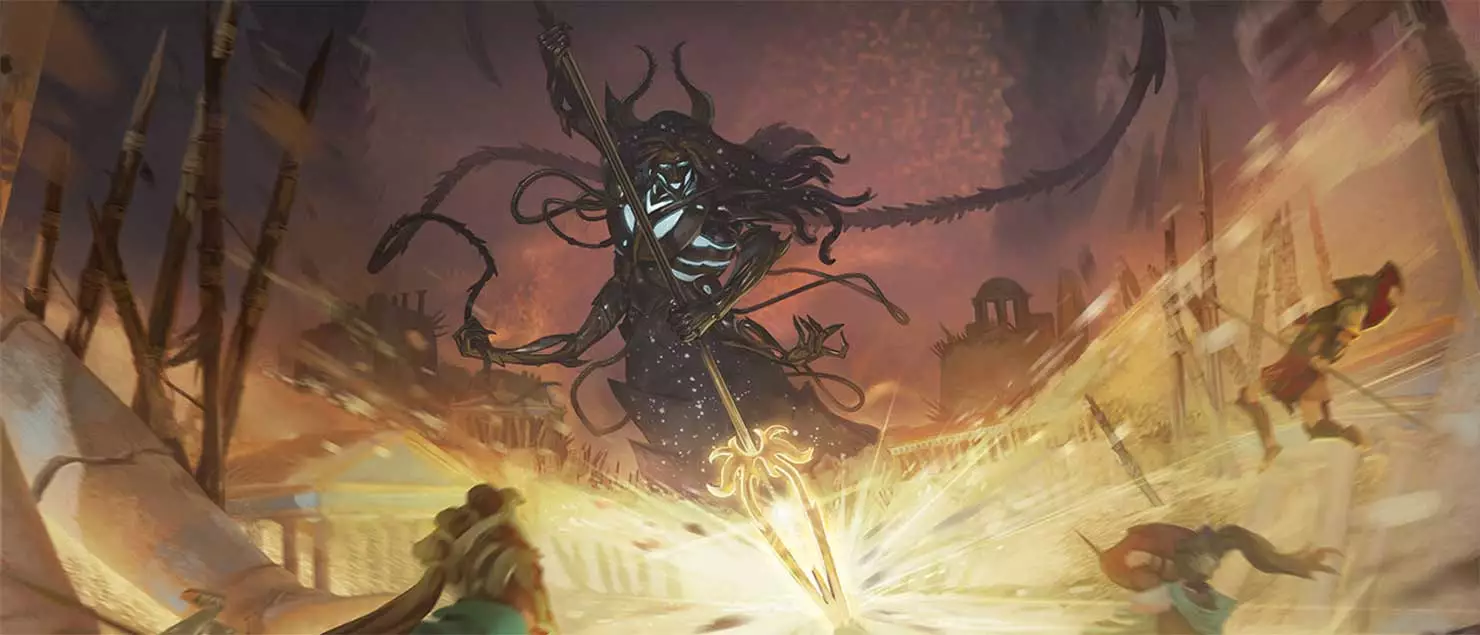 Sunfall card artwork from Magic: The Gathering